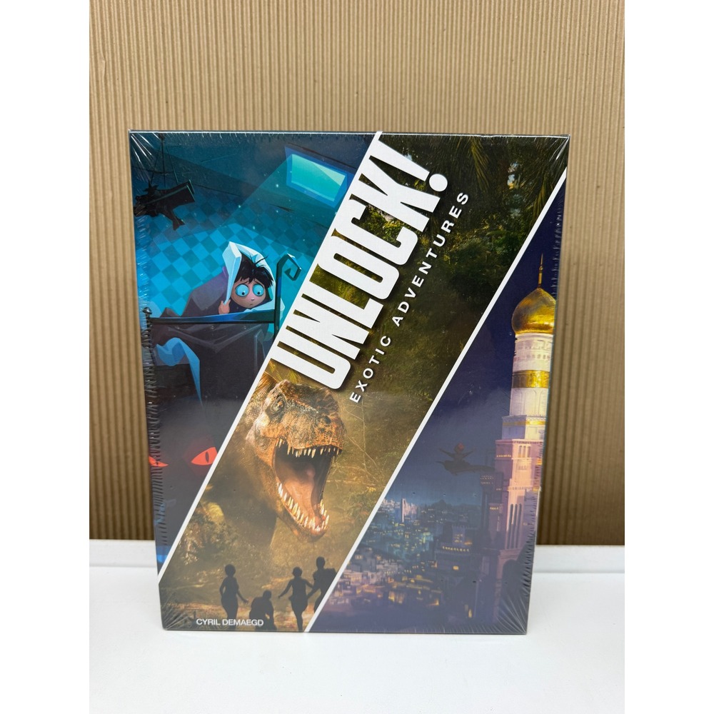Unlock! Exotic Adventures Board Game Escape Room Card Game Space Cowboys New